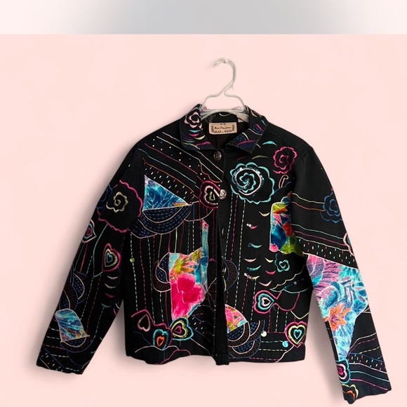 New Directions Multicolor Patterned Jacket - Picture 1 of 3